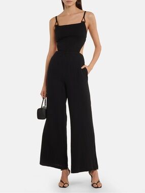 Jonathan Simkhai Mabel Cutout Cotton Jumpsuit